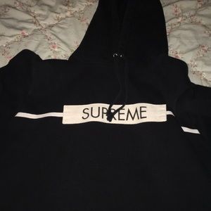 Black Supreme Hoodie